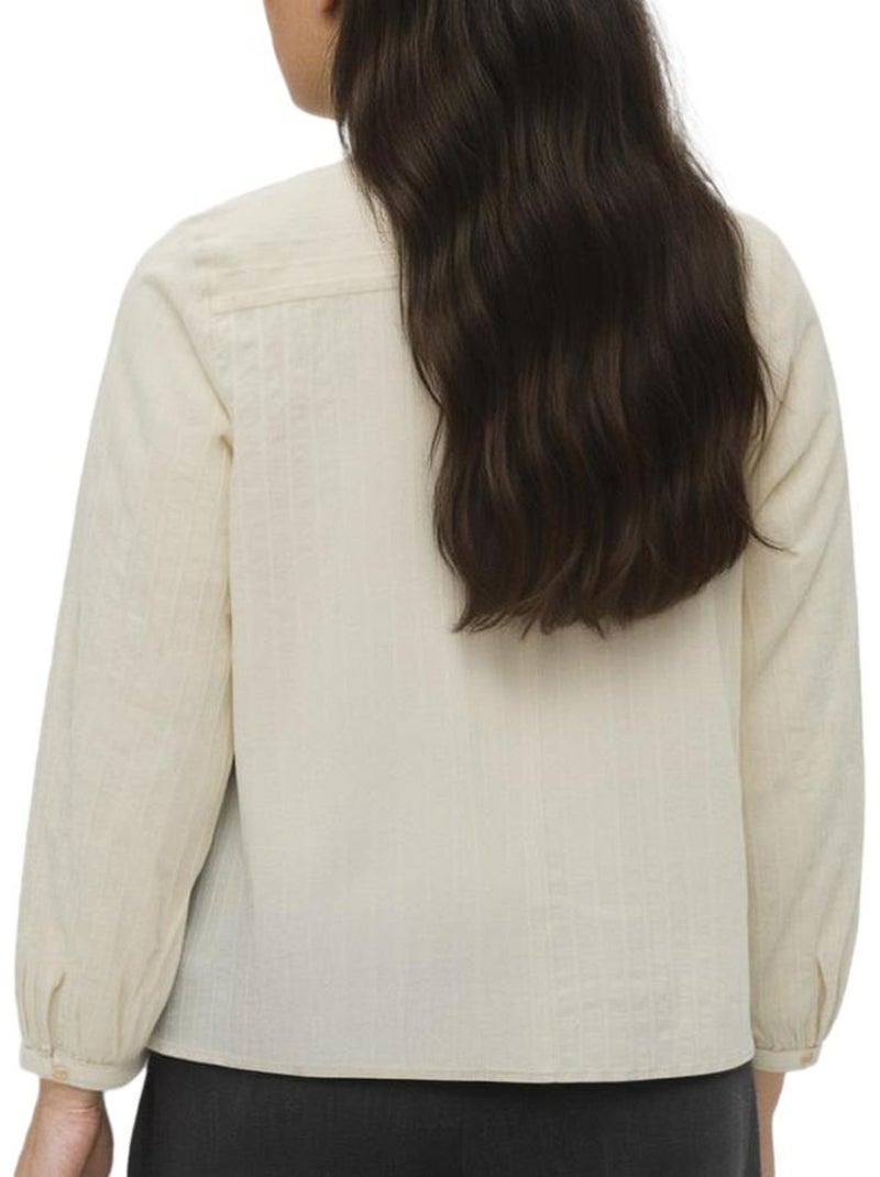 Vero Moda Floretta Beige Damesoverhemd Beige - Kiabi