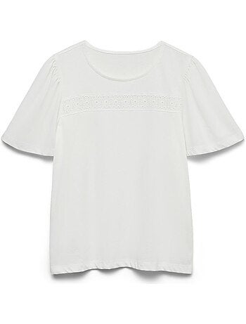 Vero moda fomia wit t-shirt voor dames