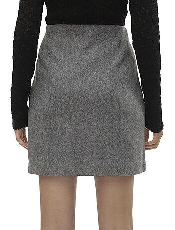 Vero moda fortune allison grijze damesrok