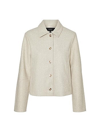 Vero moda fortunesofia beige damesvest