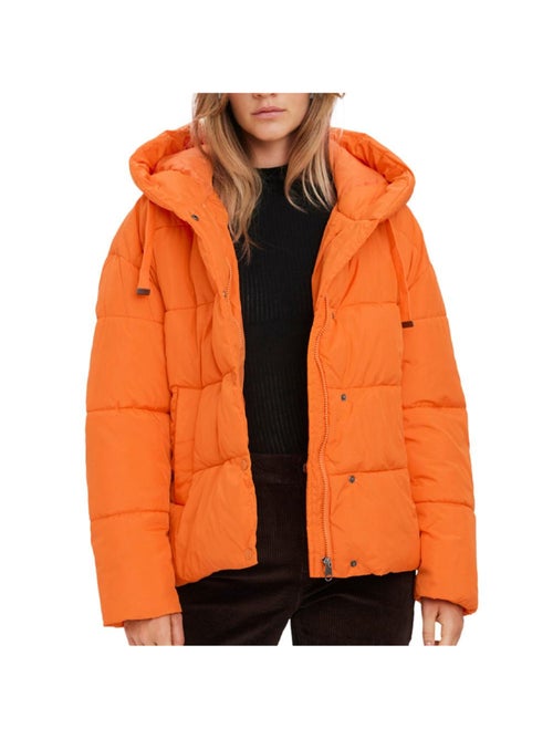 Vero Moda Gemmaholly Oranje Dames Pufferjack - Kiabi Vero Moda Gemmaholly Oranje Dames Pufferjack - Kiabi