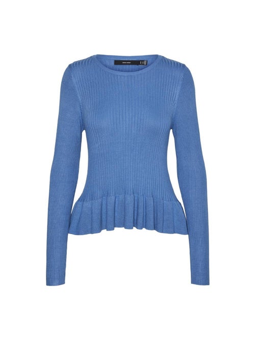 Vero Moda Glory Blauwe Dames Trui - Kiabi Vero Moda Glory Blauwe Dames Trui - Kiabi