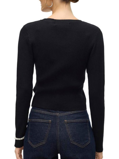 Vero Moda Glory Zwart Dames Gilet 10300305 - Kiabi Vero Moda Glory Zwart Dames Gilet 10300305 - Kiabi