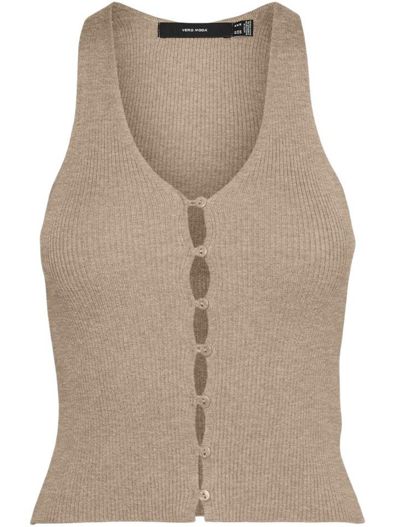Vero moda gold dames top beige Beige - Kiabi