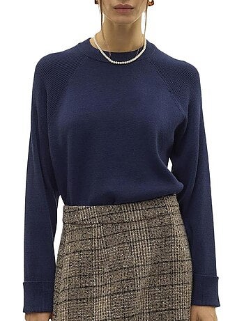 Vero moda gold dames trui marineblauw