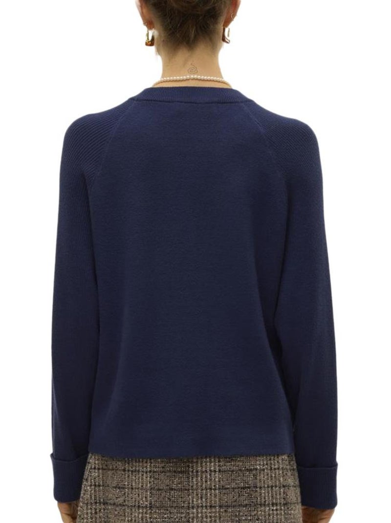 Vero Moda Gold Dames Trui Marineblauw Marineblauw - Kiabi
