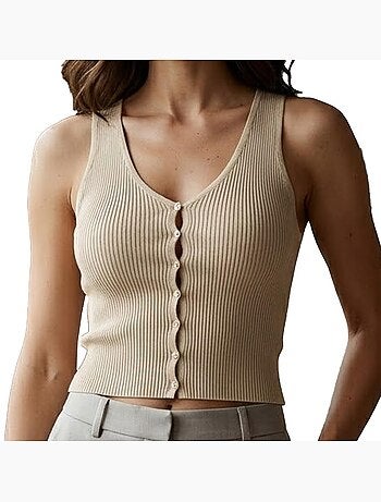 Vero moda gold ecru dames top