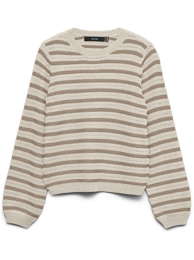 Vero moda gorgeous beige dames trui Beige - Kiabi
