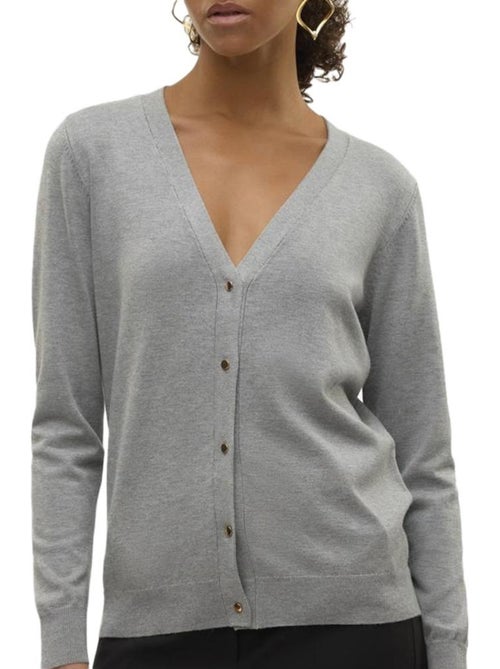 Vero Moda Grijs Damesvest - Kiabi Vero Moda Grijs Damesvest - Kiabi