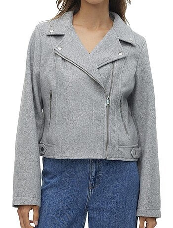 Vero moda bikerjack dames beige