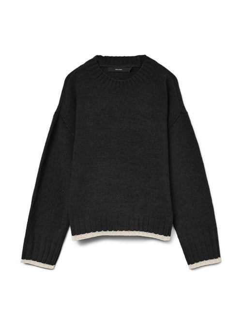 Vero Moda Hadow Zwarte Trui voor Dames - Kiabi Vero Moda Hadow Zwarte Trui voor Dames - Kiabi