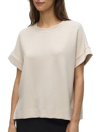 Vero moda hali lichtbeige t-shirt voor dames