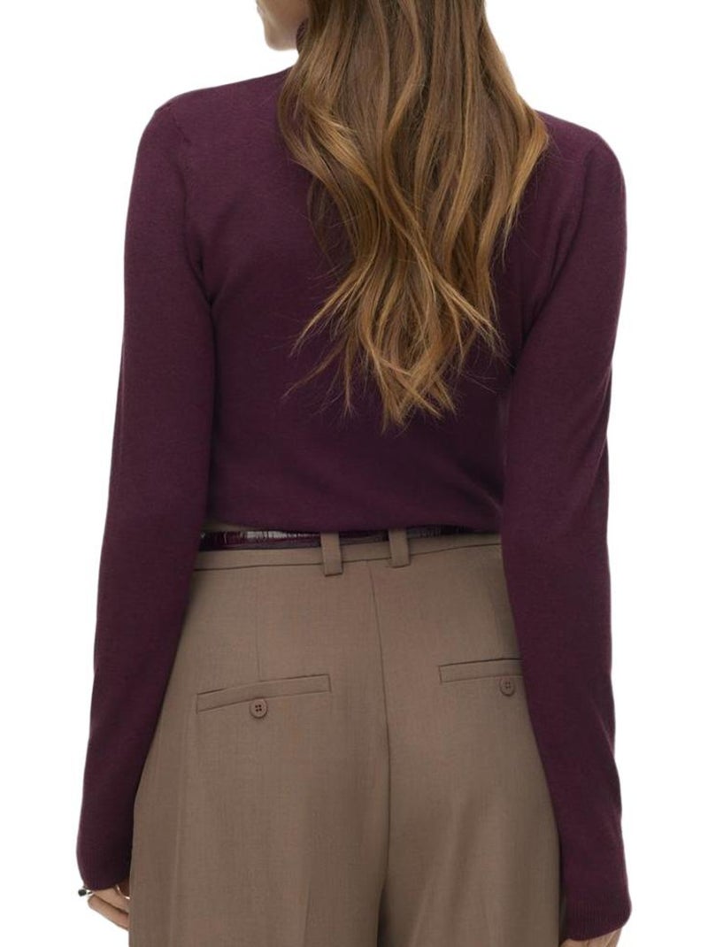 Vero Moda Happiness 95 Mauve Trui voor Dames Paars - Kiabi