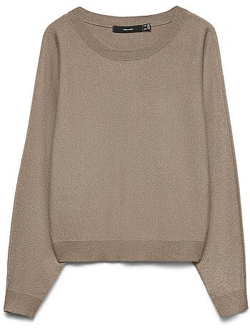 Vero moda happyglitter batwing trui zwart dames