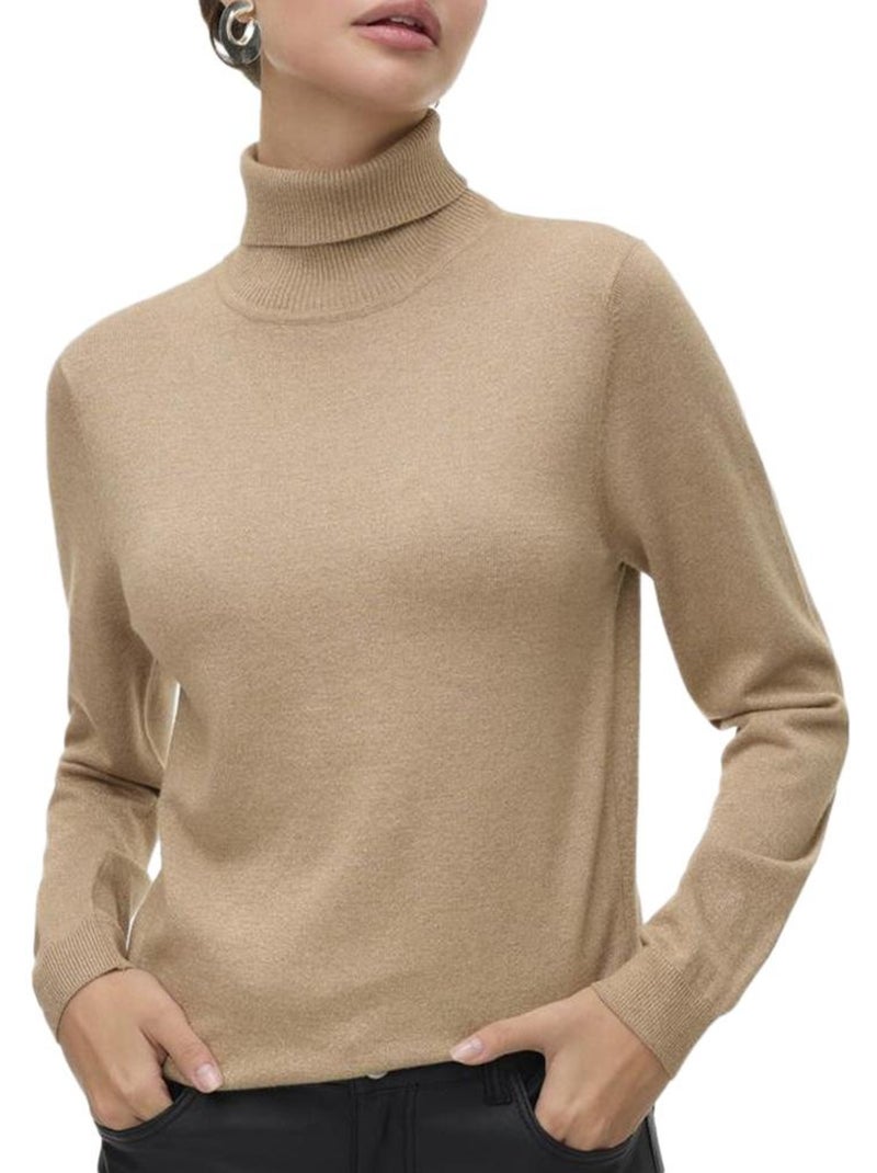 Vero Moda Happyglitter Beige Dames Trui Beige - Kiabi