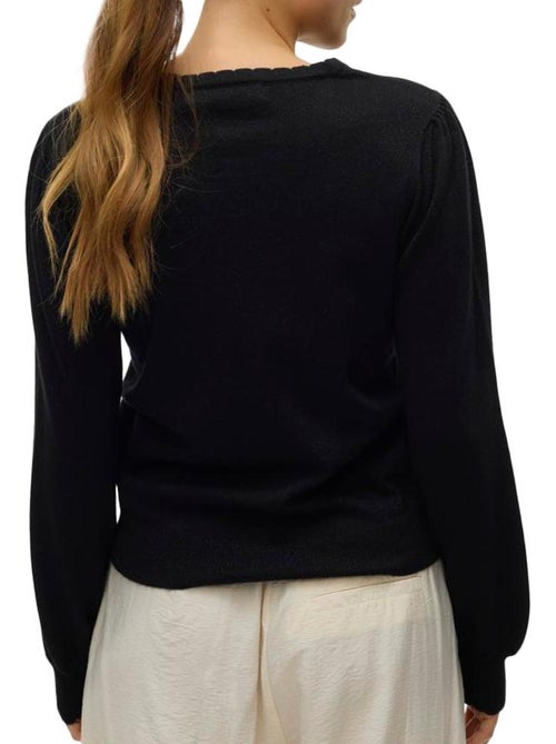 Vero Moda Happyshine 10 Zwarte Trui voor Dames - Kiabi Vero Moda Happyshine 10 Zwarte Trui voor Dames - Kiabi