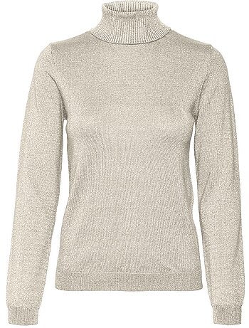 Vero moda happyshine zilveren dames trui
