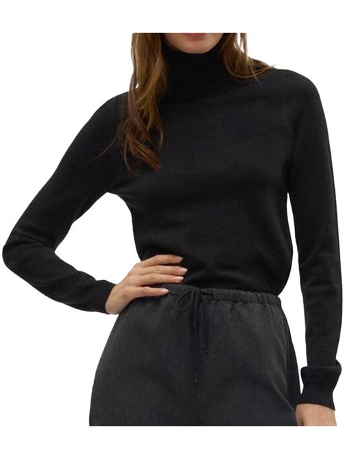 Vero Moda Happyshine Zwarte Trui voor Dames - Kiabi Vero Moda Happyshine Zwarte Trui voor Dames - Kiabi