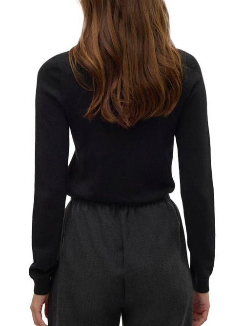 Vero Moda Happyshine Zwarte Trui voor Dames - Kiabi Vero Moda Happyshine Zwarte Trui voor Dames - Kiabi