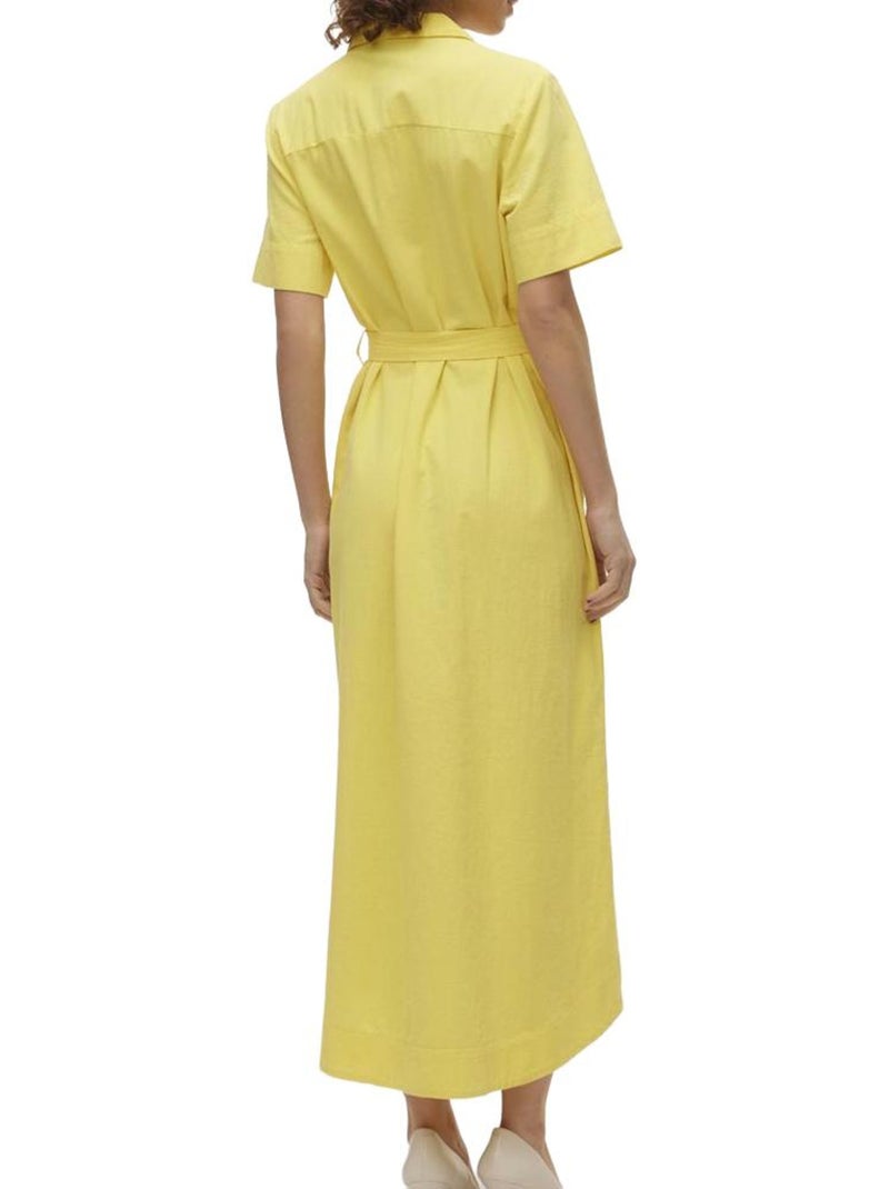 Vero Moda Hart Gele Jurk voor Dames Geel - Kiabi