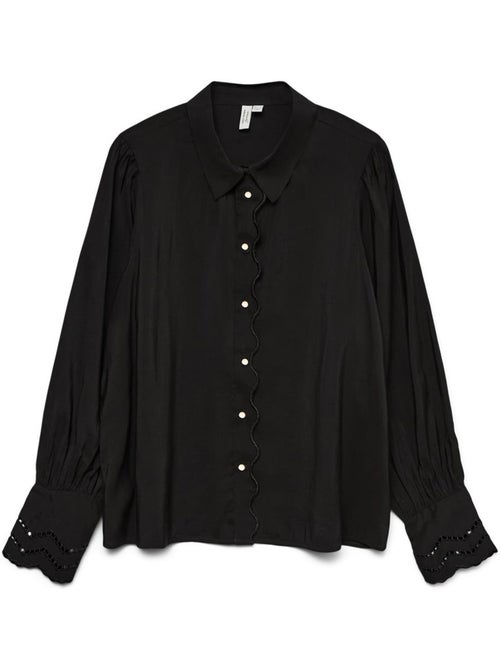 Vero moda henrietta zwarte blouse voor dames - Kiabi Vero moda henrietta zwarte blouse voor dames - Kiabi