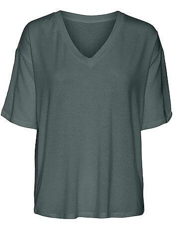 Vero moda hira grijs t-shirt voor dames
