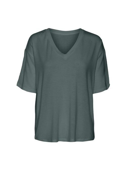 Vero Moda Hira Groen T-shirt voor Dames - Kiabi Vero Moda Hira Groen T-shirt voor Dames - Kiabi