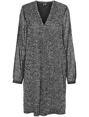 Vero moda holly dames jurk met print zwart