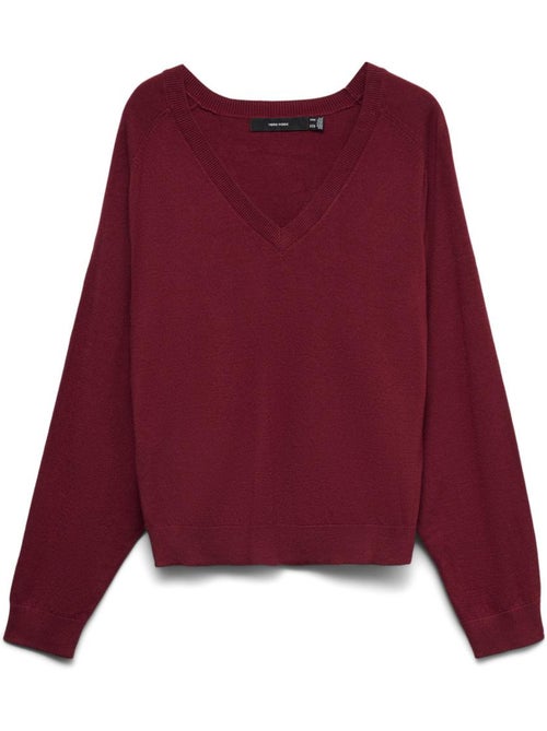 Vero moda holly karis bordeaux rode dames trui - Kiabi Vero moda holly karis bordeaux rode dames trui - Kiabi