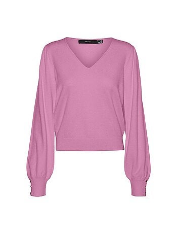 Vero moda holly karis roze dames trui