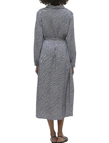 Vero moda izel gestreepte blauwe damesjurk