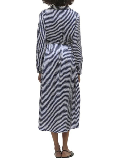 Vero Moda Izel Gestreepte Blauwe Damesjurk - Kiabi Vero Moda Izel Gestreepte Blauwe Damesjurk - Kiabi