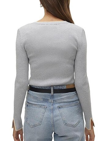 Vero moda joan beige dames trui