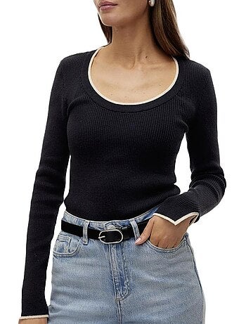 Vero moda joan beige dames trui