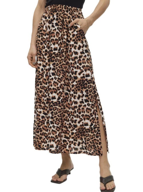 Vero Moda Joy Maxi Luipaardprint Lange Rok voor Dames - Kiabi Vero Moda Joy Maxi Luipaardprint Lange Rok voor Dames - Kiabi