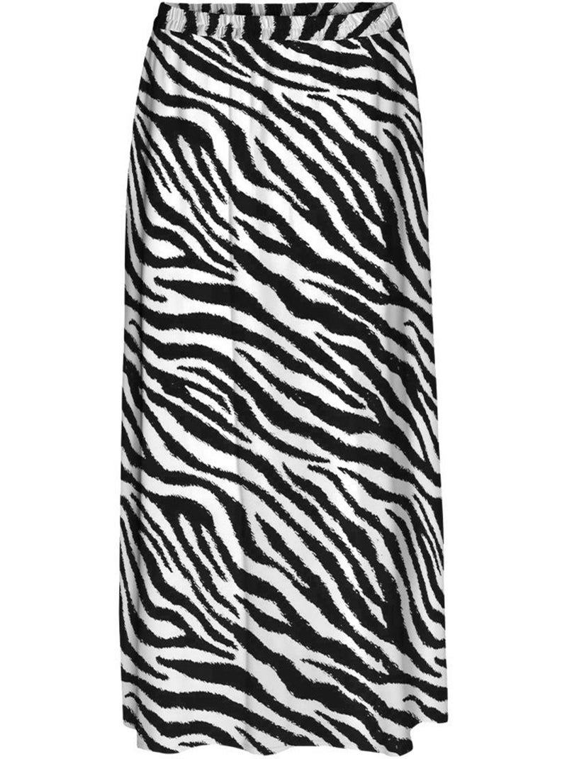 Vero moda joy maxi rok zwart/wit voor dames Zwart - Kiabi