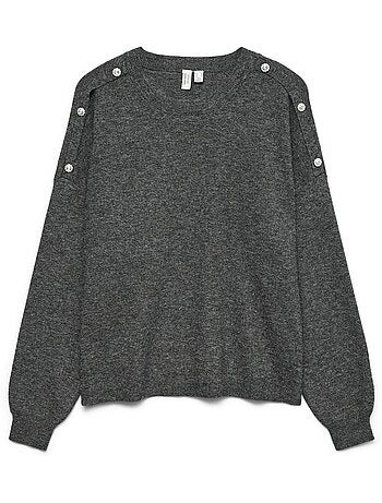 Vero moda joya grijze dames trui