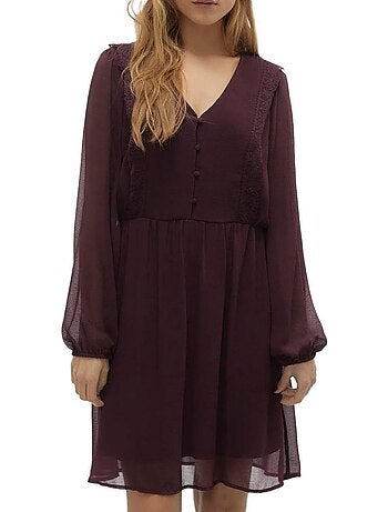 Vero moda juna zwarte jurk voor dames