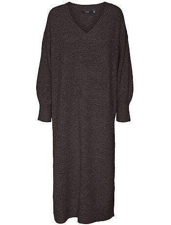 Vero moda jupiter grijze jurk voor dames