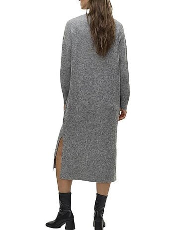 Vero moda jupiter grijze jurk voor dames