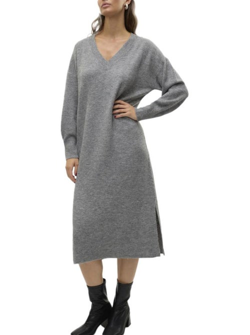 Vero Moda Jupiter Grijze Jurk voor Dames - Kiabi Vero Moda Jupiter Grijze Jurk voor Dames - Kiabi