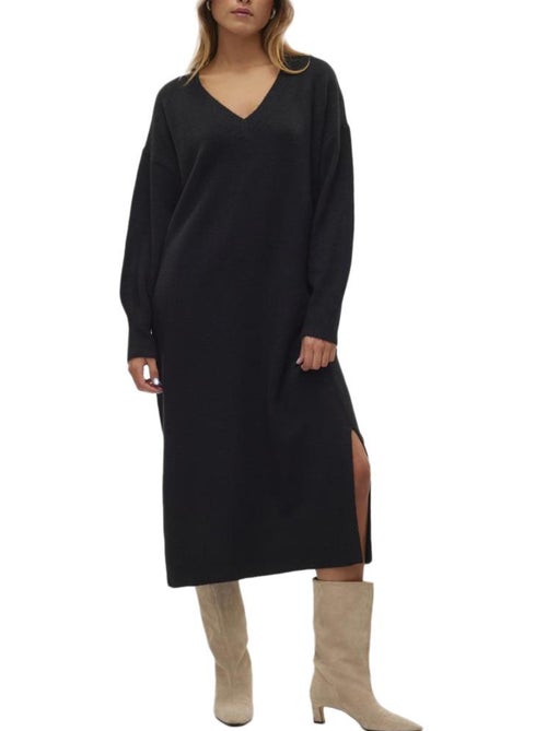 Vero Moda Jupiter Zwarte Jurk voor Dames - Kiabi Vero Moda Jupiter Zwarte Jurk voor Dames - Kiabi