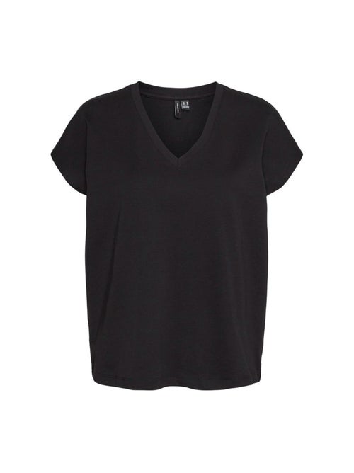 Vero Moda Karin Ava Zwart T-shirt voor Dames - Kiabi Vero Moda Karin Ava Zwart T-shirt voor Dames - Kiabi