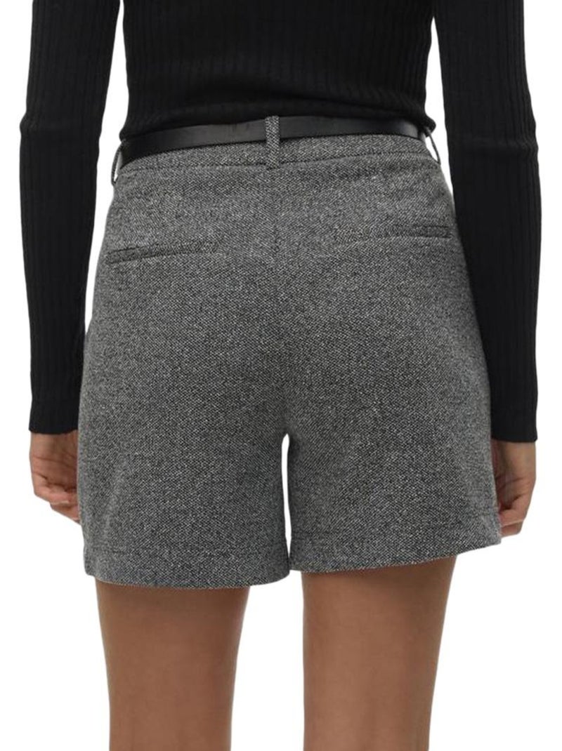 Vero moda karly korte broek dames - grijs/zwart Zilvergrijs - Kiabi