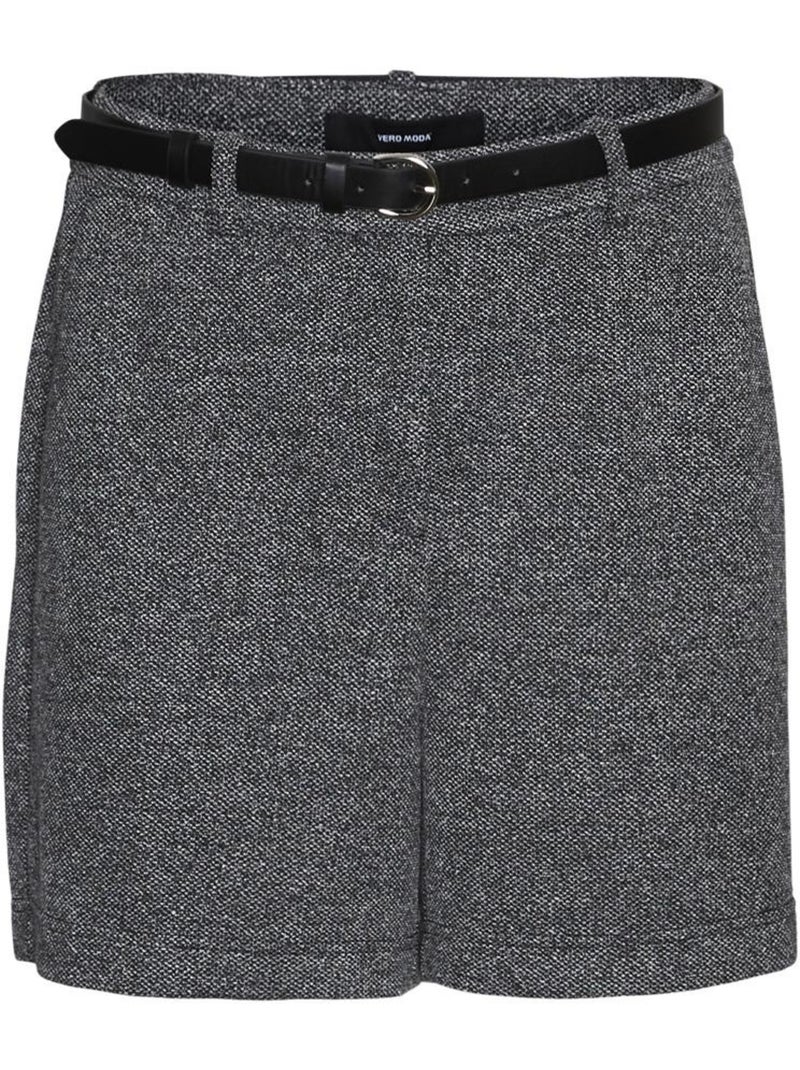 Vero moda karly korte broek dames - grijs/zwart Zilvergrijs - Kiabi