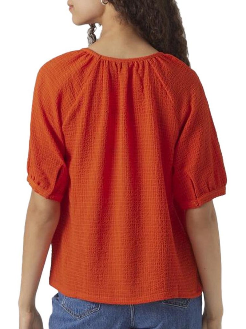 Vero Moda Kassi Rood T-shirt voor Dames Rood - Kiabi