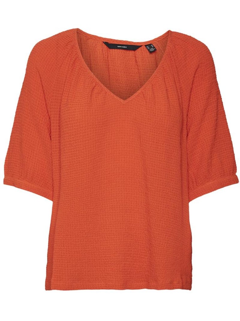 Vero Moda Kassi Rood T-shirt voor Dames Rood - Kiabi