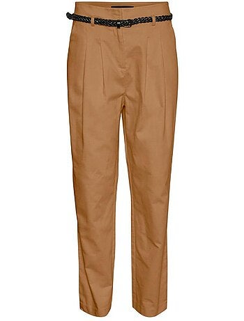 Vero moda katie camel damespantalon