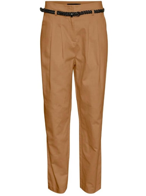Vero Moda Katie Camel Damespantalon - Kiabi Vero Moda Katie Camel Damespantalon - Kiabi