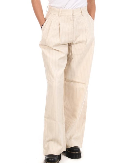 Vero Moda Kendal Beige Dames Pantalon - Comfortabele Vloeiende Broek - Kiabi Vero Moda Kendal Beige Dames Pantalon - Comfortabele Vloeiende Broek - Kiabi
